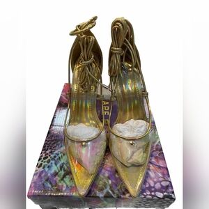 Elegant Gold Women's Heels